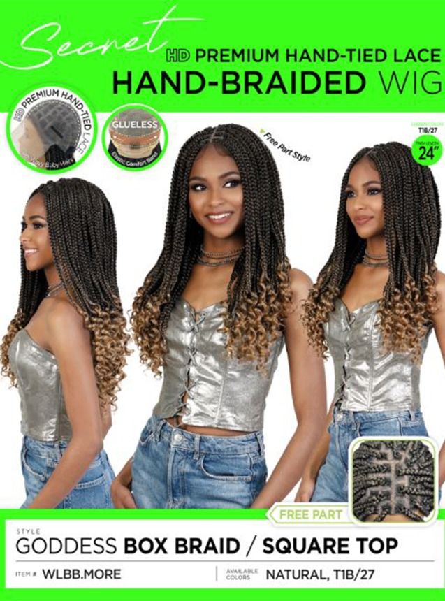 Whole Lace Braiding Square Top Goddess Long