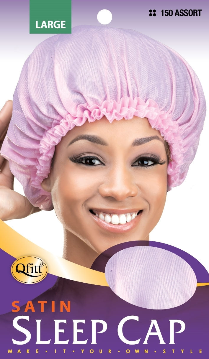 Large Satin Sleep Cap #150 Large Satin Sleep Cap #150