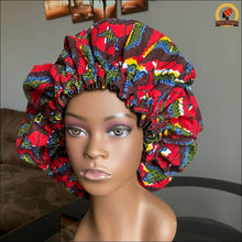 Load image into Gallery viewer, African Print Bonnet
