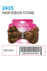 Hair Ribbon Stone brown