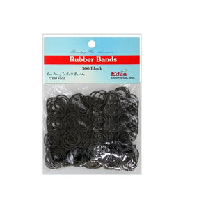 Black rubber bands  300 pcs