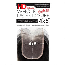 Load image into Gallery viewer, 4X5 HD Lace Part Body Wave Closure
