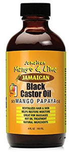 Mango & Lime Black Castor Oil- Mango Papaya