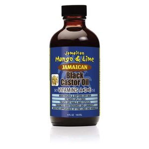 Mango & Lime Black Castor Oil- Vitamins A, D & E 4