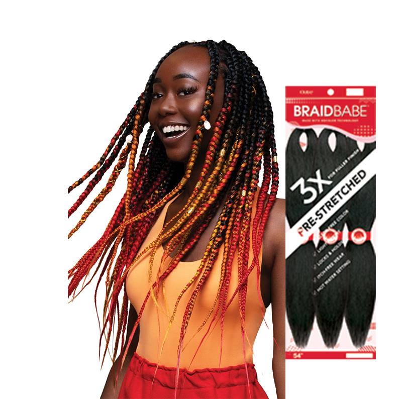 Outre 3x Pre- stretched Braid Babe 54