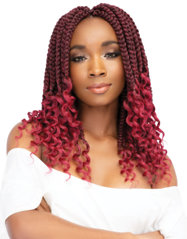 3x Box Braids with coily ends 3x Box Braids with coily ends