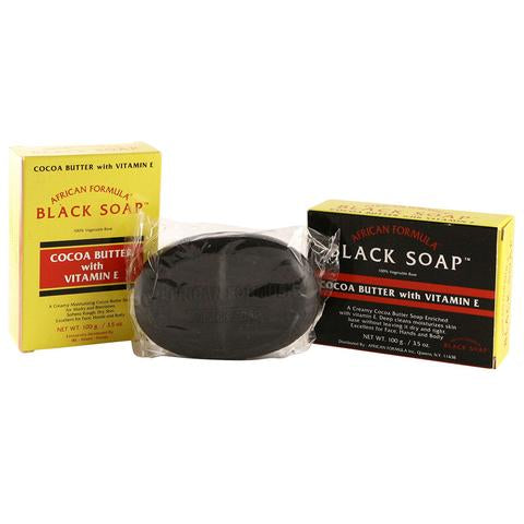 African Black Soap with Cocoa Butter