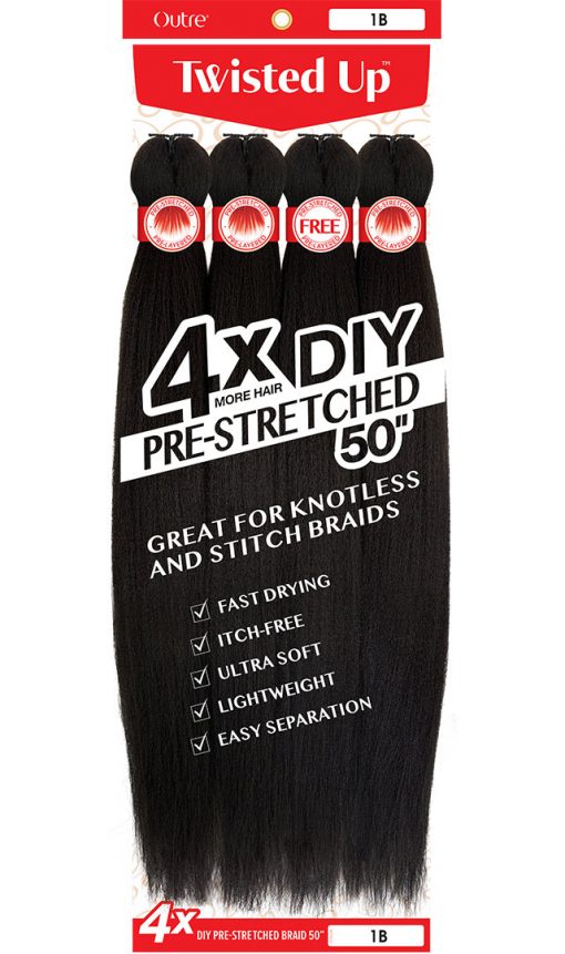 2X Xpression Prestretched Braids (50 pcs/box) – NY Hair & Beauty Warehouse  Inc.