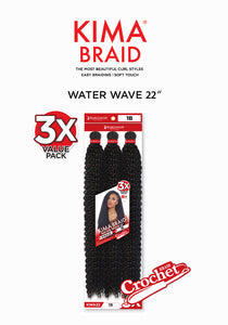 3x Kima Water Wave 22"
