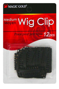 Medium Wig clips dark brown