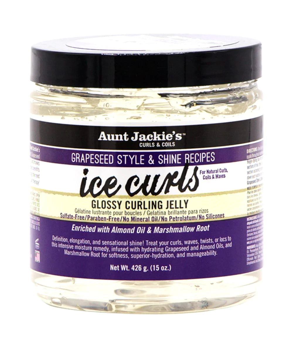 Aunt Jackie's Grapeseed Ice Curls Glossy