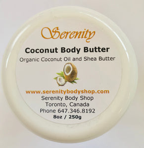 Serenity Coconut Body Butter 8 oz