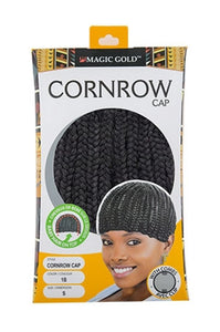 Corn Row Wig Cap with baby hair