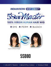 Load image into Gallery viewer, 5SB80 5 Star Master wig 17″
