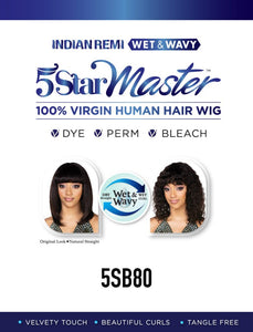 5SB80 5 Star Master wig 17″