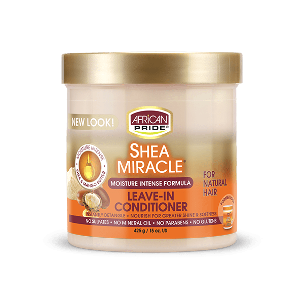 African Pride Shea Butter Miracle Leave-In Conditioner 15 Oz – Für Glatte, Glänzende Locken