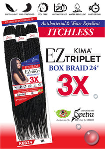 Kima EZ Triplet Box Braid 24"