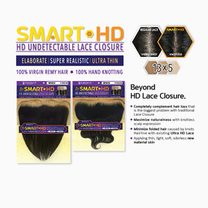 Smart HD Lace closure (13*5) Body Wave